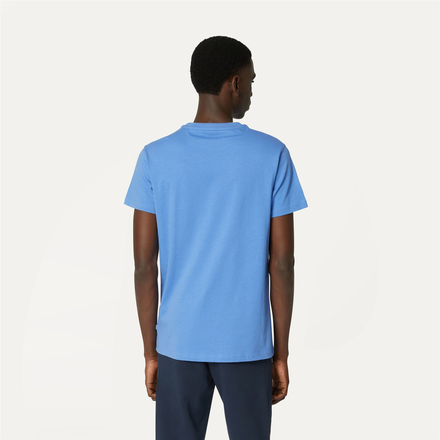T-ShirtsTop Man ROS POCKET T-Shirt BLUE ULTRAMARINE Dressed Front Double		