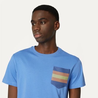 T-ShirtsTop Man ROS POCKET T-Shirt BLUE ULTRAMARINE Detail Double				