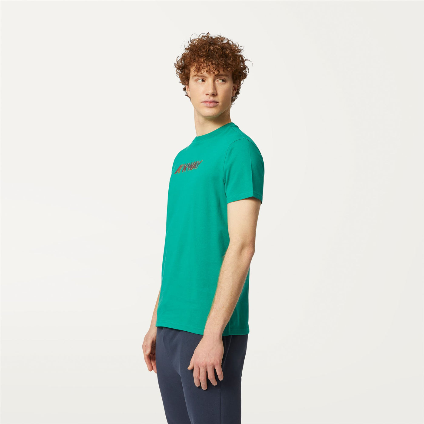 T-ShirtsTop Man ELLIOT 3D STRIPES LOGO T-Shirt GREEN Detail (jpg Rgb)			