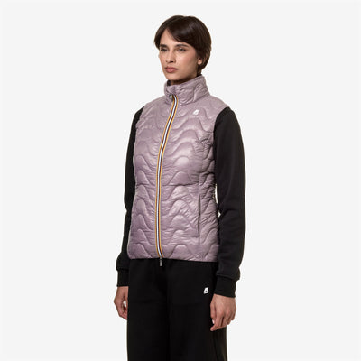 Jackets Woman VIOLE QUILTED WARM Short VIOLET DUSTY Detail (jpg Rgb)			