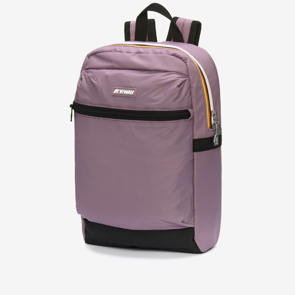 Bags Unisex SMALL LAON Backpack VIOLET DUSTY Dressed Front (jpg Rgb)	