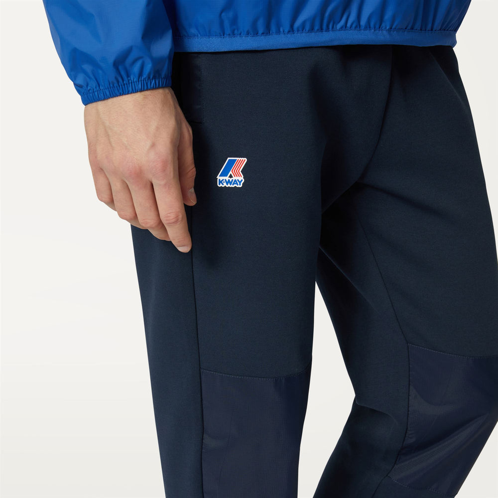 Pants Unisex LE VRAI BISHEV UVP Sport Trousers BLUE DEPTH Detail Double				