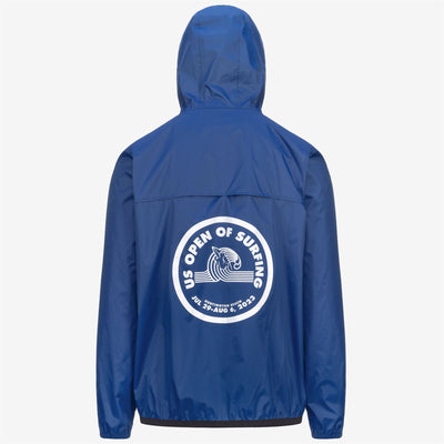 Jackets Unisex LE VRAI 3.0 CLAUDE CDG OPEN US OF SURFING Mid BLUE ROYAL MARINE Dressed Front (jpg Rgb)	