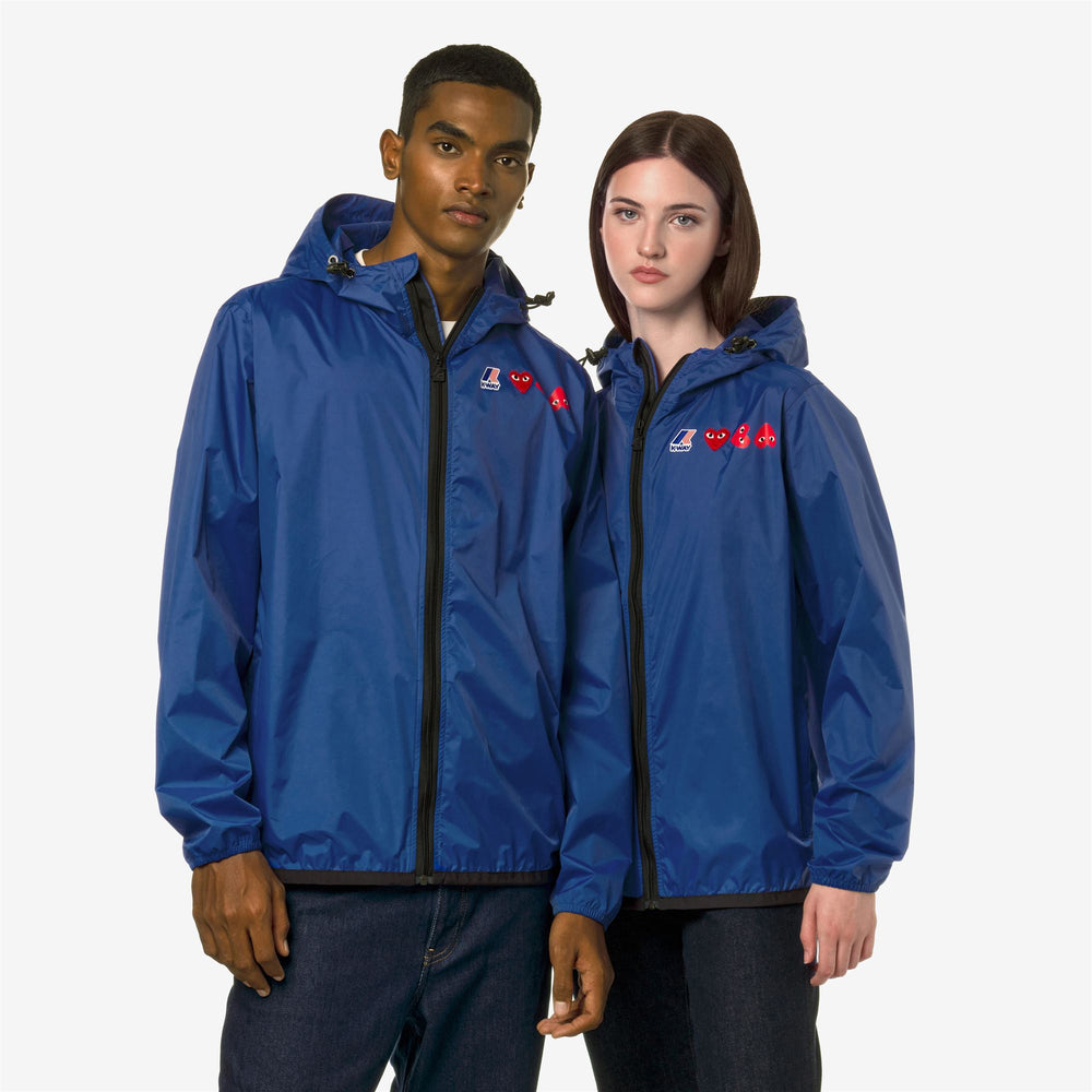 Royal Blue Unisex Packable Surf Jacket with Windproof Features 02