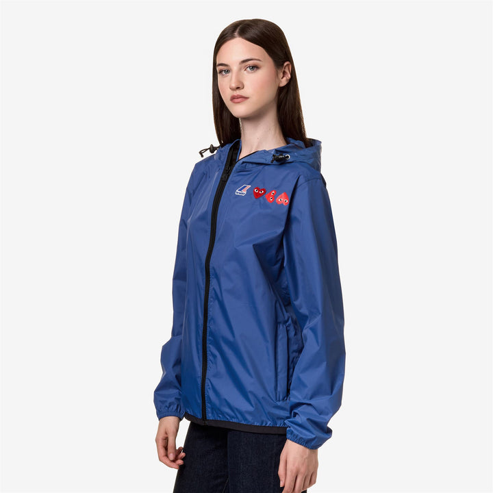Jackets Unisex LE VRAI 3.0 CLAUDE CDG OPEN US OF SURFING Mid BLUE ROYAL MARINE Detail (jpg Rgb)			
