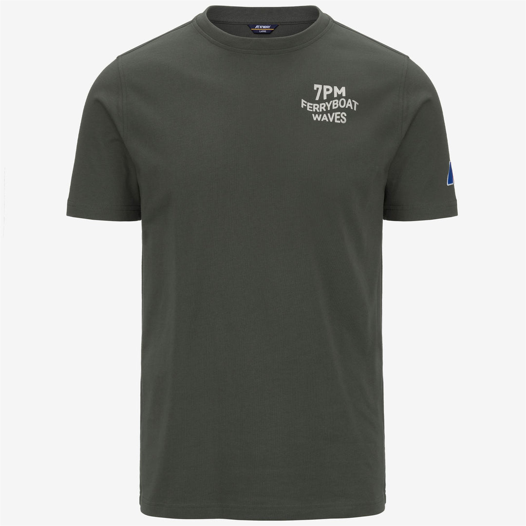 T-ShirtsTop Unisex ODOM LOGO LF T-Shirt GREEN BLACKISH Photo (jpg Rgb)			