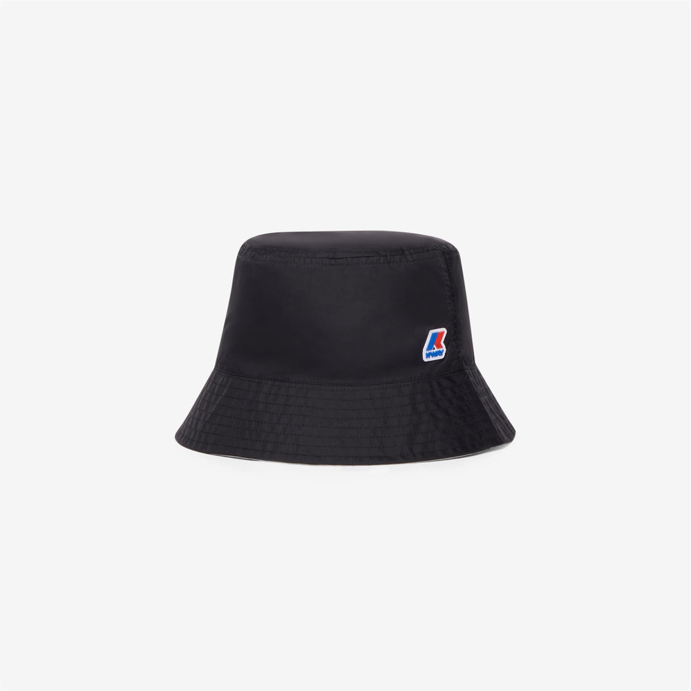 Headwear Unisex PASCALLE PLUS DOUBLE Hat BLACK P-BEIGE LT Dressed Front (jpg Rgb)	