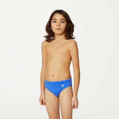 Bathing Suits Boy P. OMER OLYMPIC Brief BLUE ULTRAMARINE Detail (jpg Rgb)			