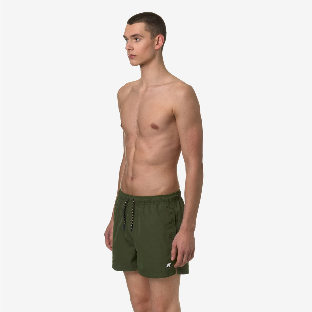 Bathing Suits Man HAZEL Swimming Trunk GREEN CYPRESS Detail (jpg Rgb)			