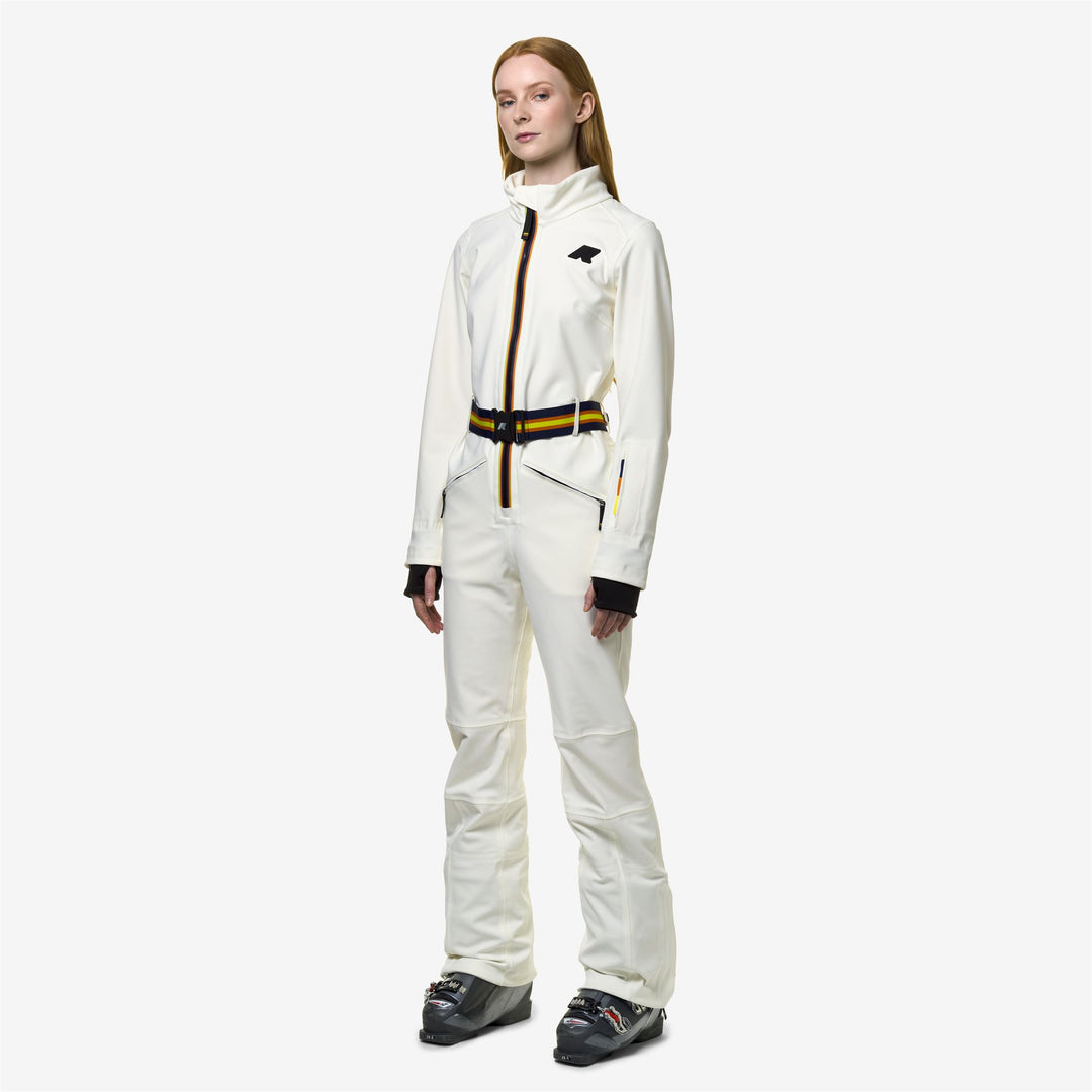 Sport Suits Woman LECHERE ICONIC TAPE Coverall Suit WHITE GARDENIA Detail (jpg Rgb)			