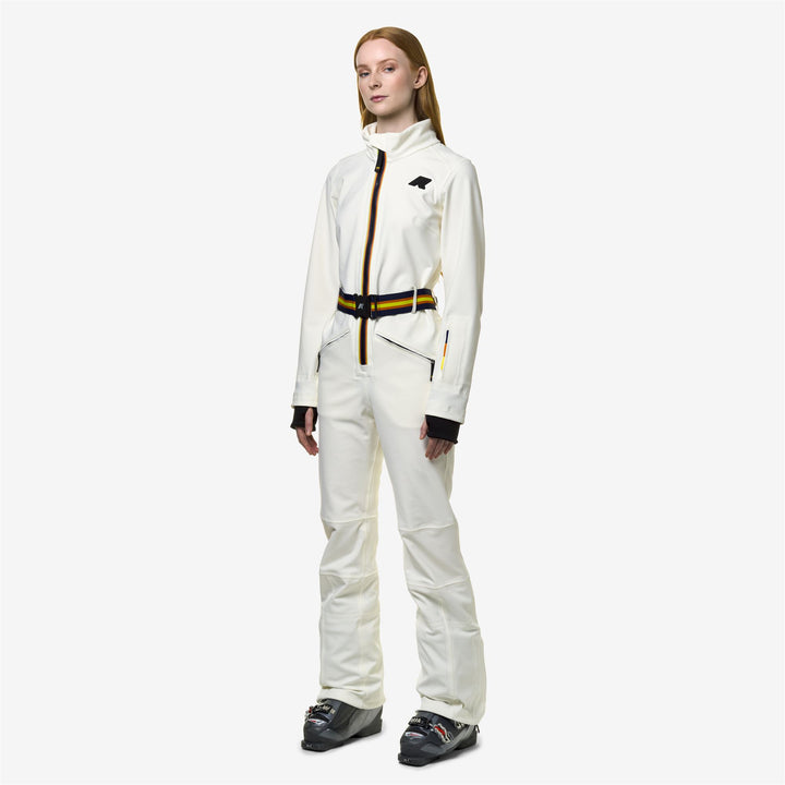 Sport Suits Woman LECHERE ICONIC TAPE Coverall Suit WHITE GARDENIA Detail (jpg Rgb)			