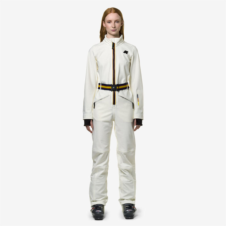 Sport Suits Woman LECHERE ICONIC TAPE Coverall Suit WHITE GARDENIA Dressed Back (jpg Rgb)		