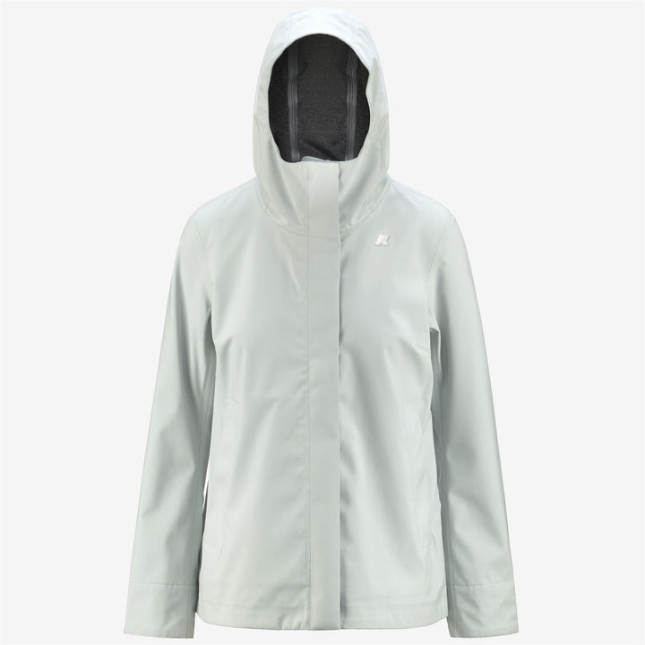 Grey Women's Mid-Length Water-Resistant City Jacket 1