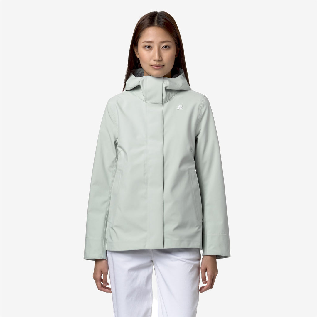 Grey Women's Mid-Length Water-Resistant City Jacket main