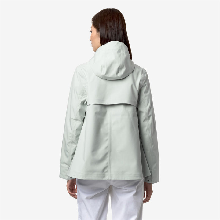 Grey Women's Mid-Length Water-Resistant City Jacket 5