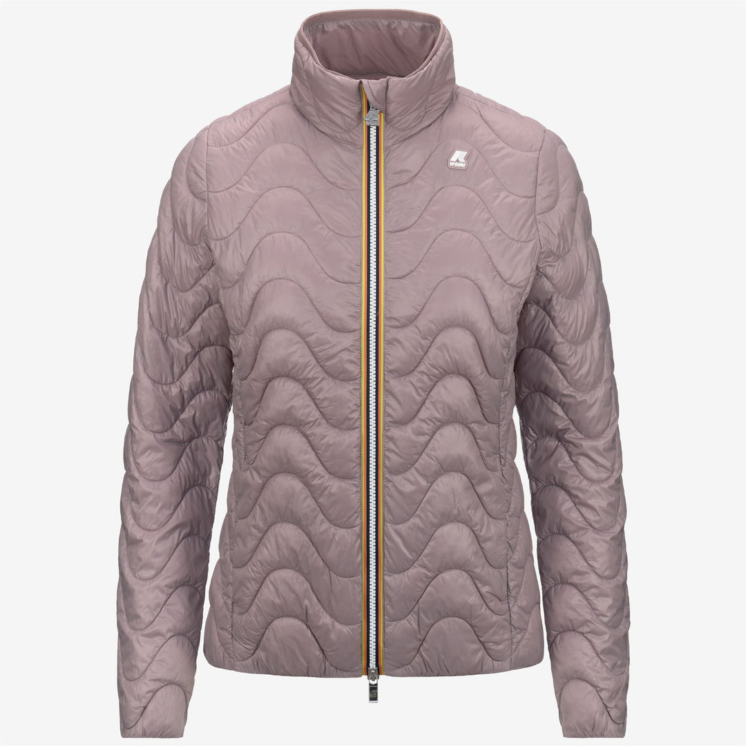 Jackets Woman VIOLETTE QUILTED WARM Short VIOLET DUSTY Photo (jpg Rgb)			