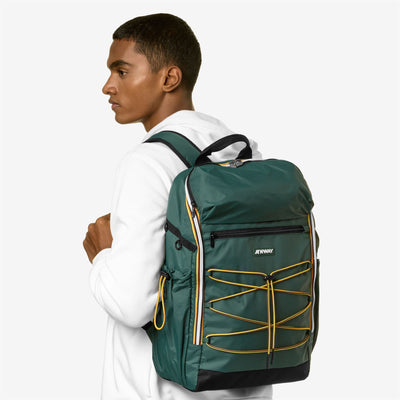 Bags Unisex MONTE LIMAR Backpack GREEN PETROL Dressed Back (jpg Rgb)		