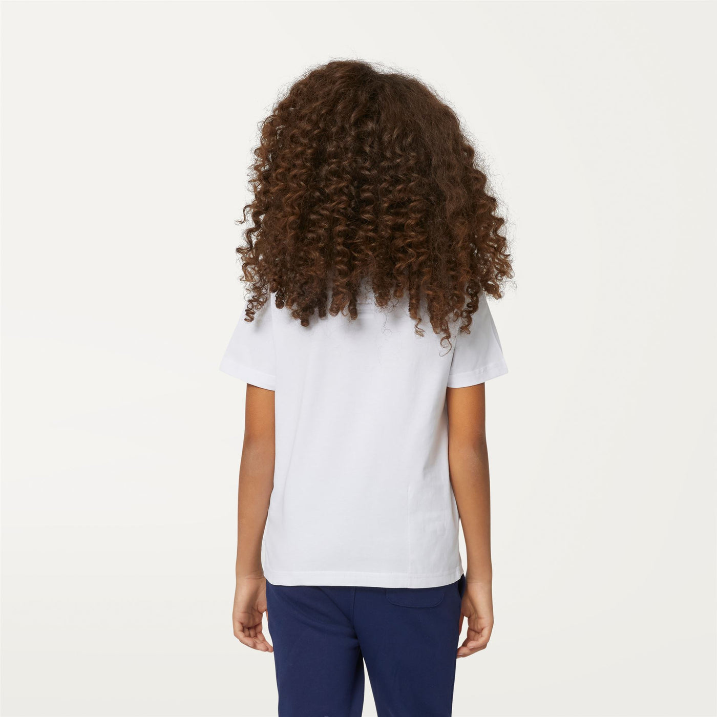 T-ShirtsTop Kid unisex P. LE VRAI 3.0 EDOUARD T-Shirt WHITE Dressed Front Double		