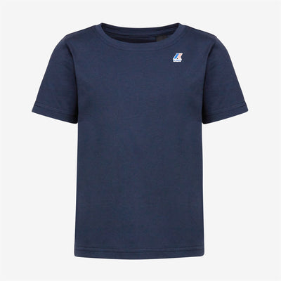 T-ShirtsTop Kid unisex P. LE VRAI 3.0 EDOUARD T-Shirt BLUE DEPTH Photo (jpg Rgb)			