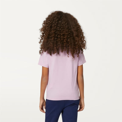 T-ShirtsTop Kid unisex P. LE VRAI 3.0 EDOUARD T-Shirt PINK Dressed Front Double		
