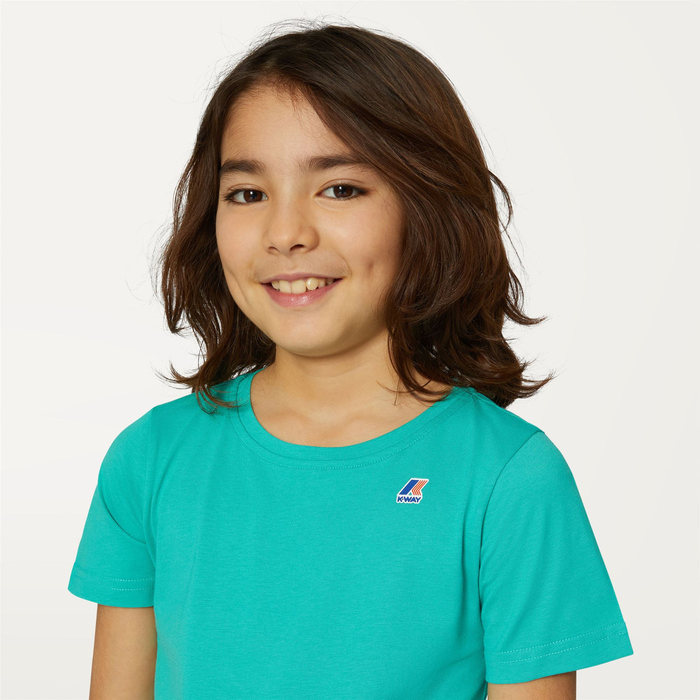 T-ShirtsTop Kid unisex P. LE VRAI 3.0 EDOUARD T-Shirt GREEN MARINE Detail Double				