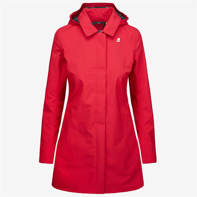 Jackets Woman MATHY BONDED JERSEY Mid RED BERRY Photo (jpg Rgb)			