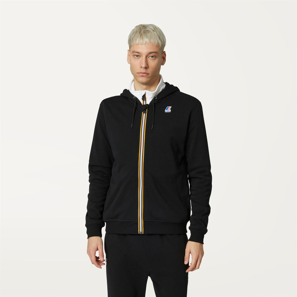 Black Grey Unisex Fleece Jacket for City Wear 02