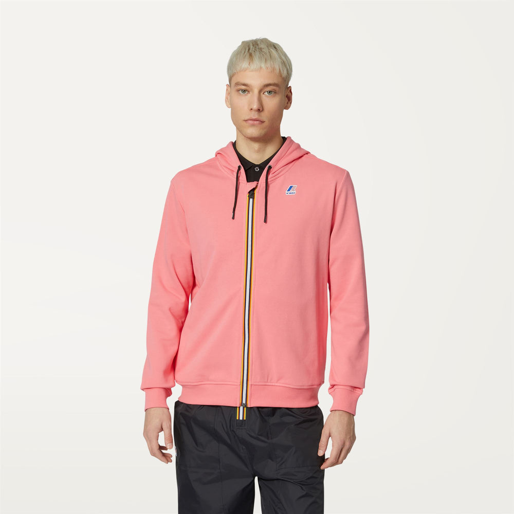 Pink Red Unisex Fleece Jacket for City Wear 02