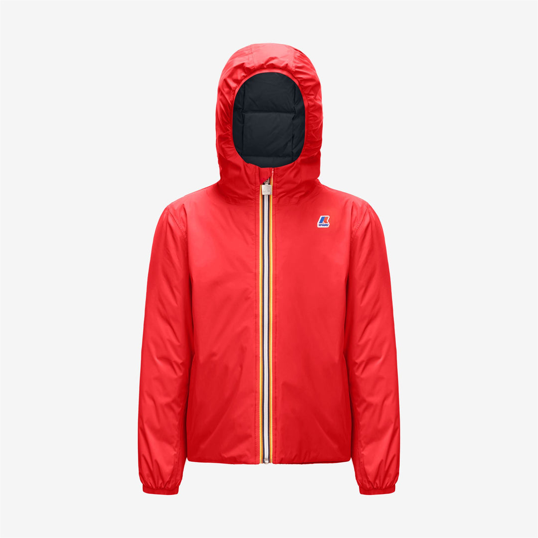 Giubbotto Imbottito Reversibile Rosso Blu Bambino per Inverno Estremo 01