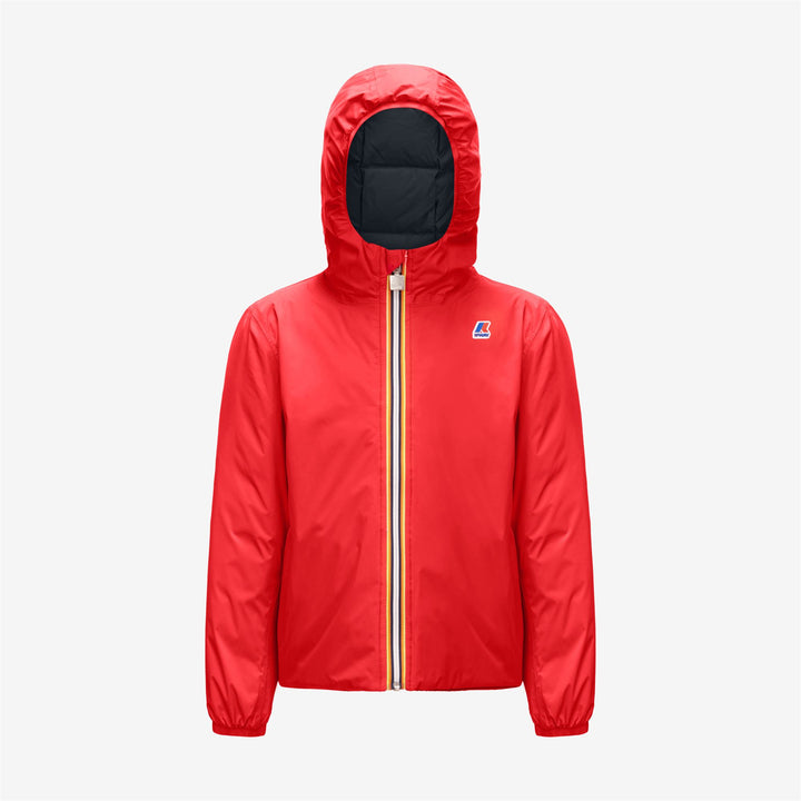 Giubbotto Imbottito Reversibile Rosso Blu Bambino per Inverno Estremo 1
