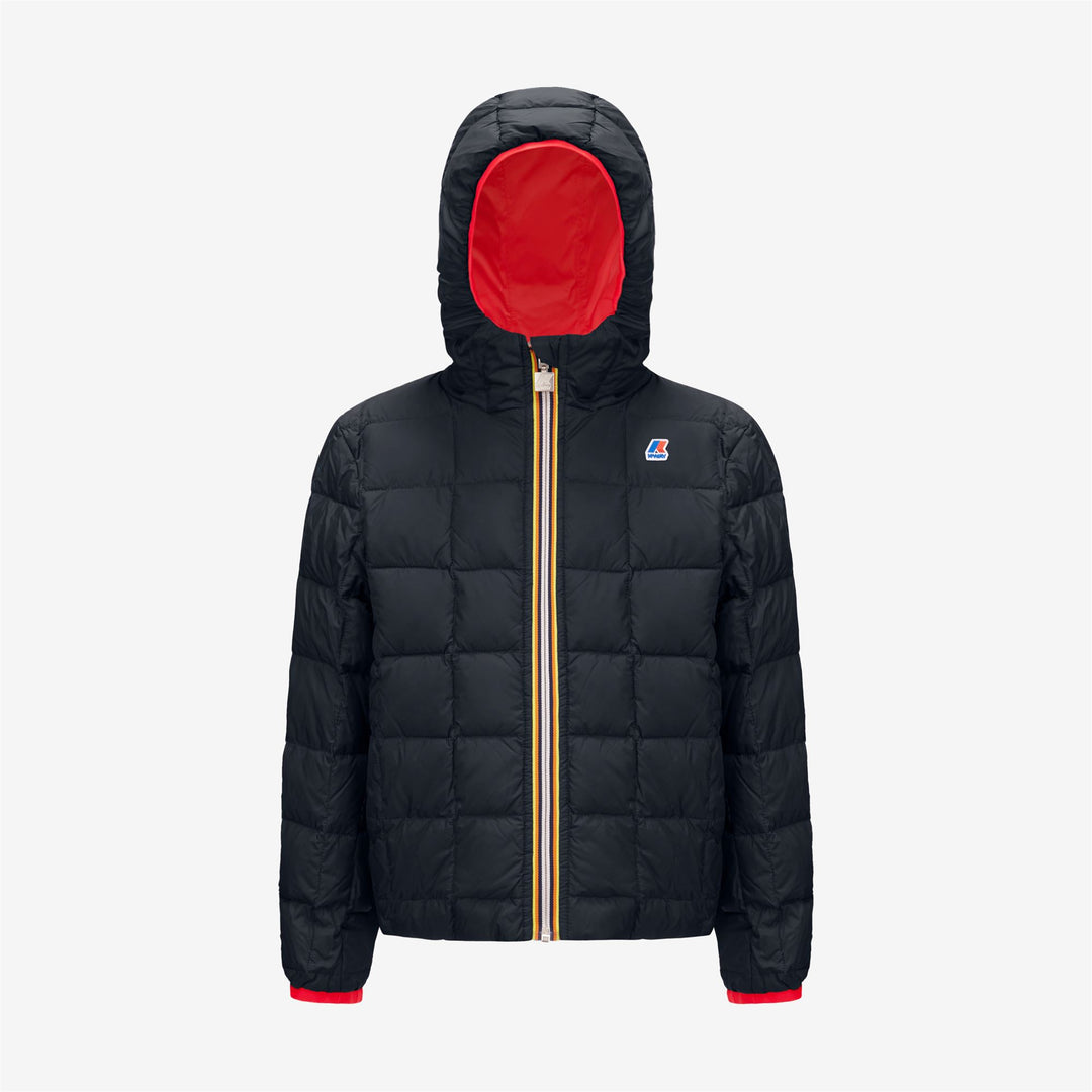 Giubbotto Imbottito Reversibile Rosso Blu Bambino per Inverno Estremo main