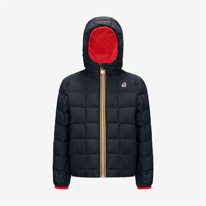 Giubbotto Imbottito Reversibile Rosso Blu Bambino per Inverno Estremo 2