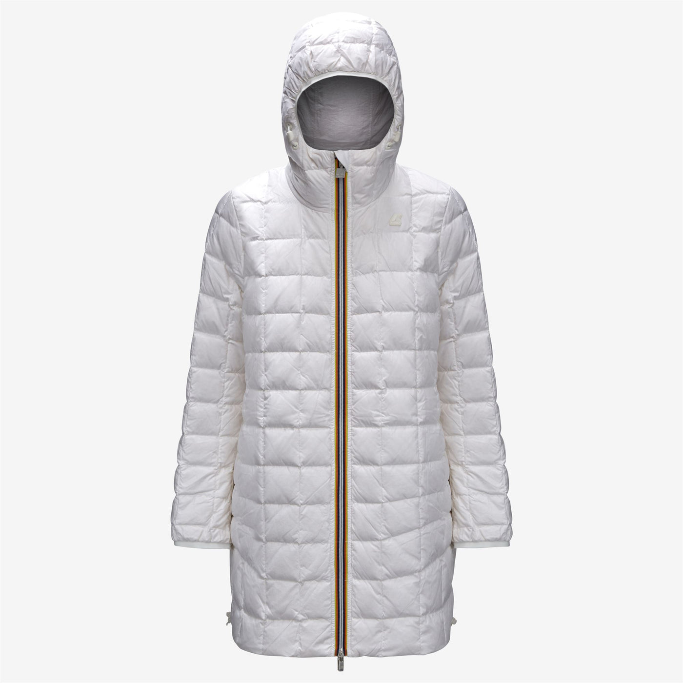 Jackets Woman SOPHIE TD BRILLIANT RIPSTOP Mid WHITE Dressed Front (jpg Rgb)	