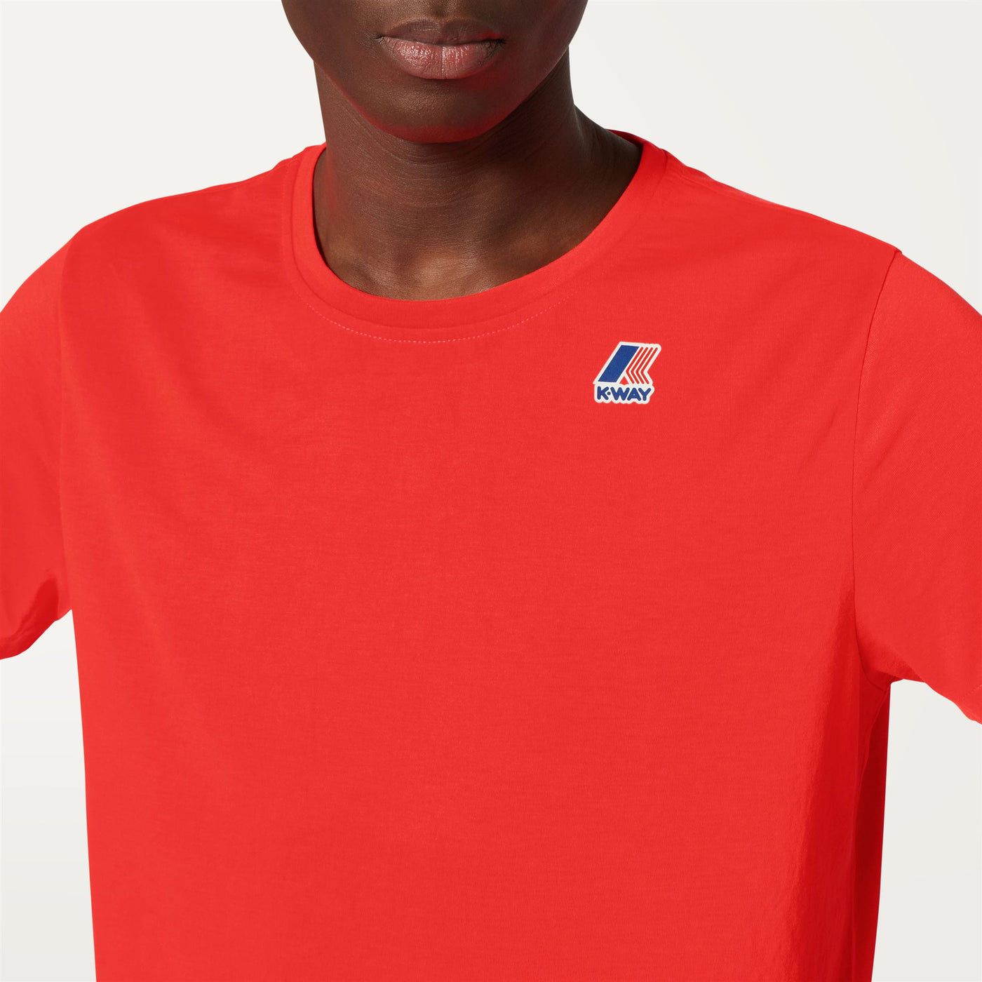 T-ShirtsTop Unisex LE VRAI EDOUARD FLUO T-Shirt RED PAPAVERO Detail Double				