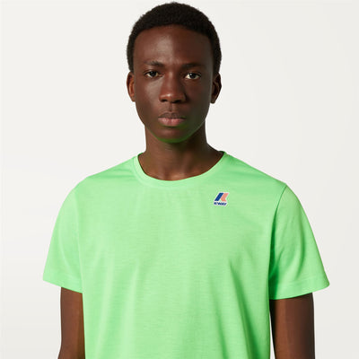 T-ShirtsTop Unisex LE VRAI EDOUARD FLUO T-Shirt GREEN CLASSIC Detail Double				