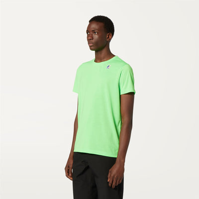 T-ShirtsTop Unisex LE VRAI EDOUARD FLUO T-Shirt GREEN CLASSIC Detail (jpg Rgb)			