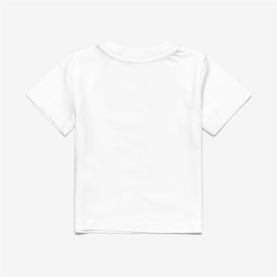 T-ShirtsTop Kid unisex E. PETE LOGO T-Shirt WHITE Dressed Front (jpg Rgb)	