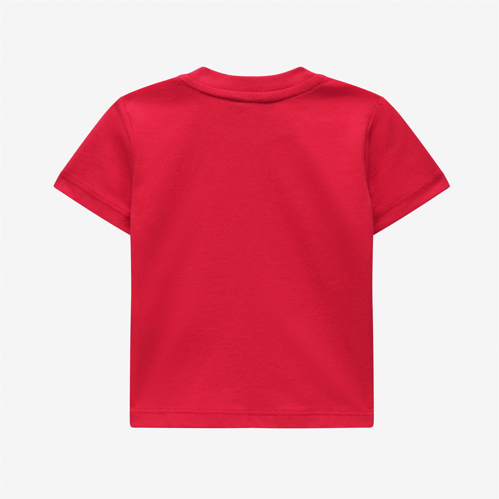 T-ShirtsTop Kid unisex E. PETE T-Shirt RED BERRY Dressed Front (jpg Rgb)	