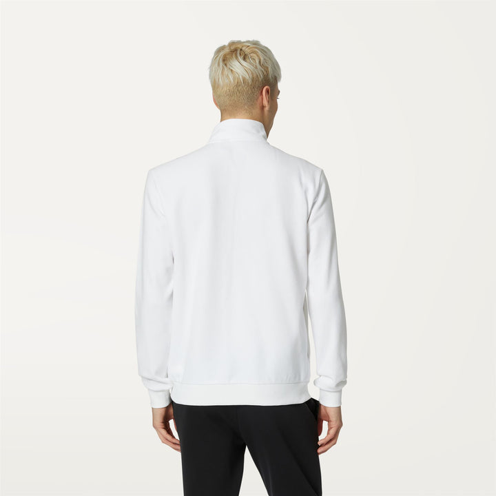 Giacca in Pile Unisex Grigia e Bianca per Uso Quotidiano in Città 5