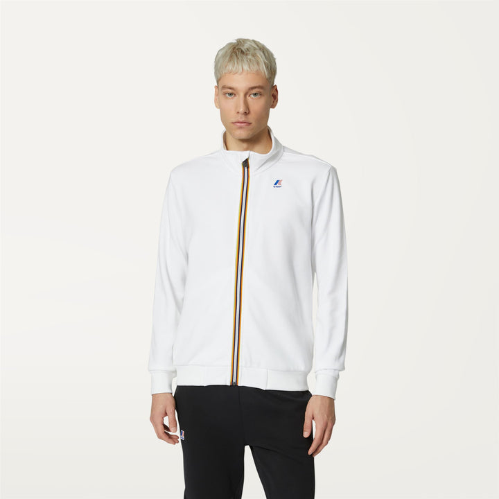 Giacca in Pile Unisex Grigia e Bianca per Uso Quotidiano in Città 3