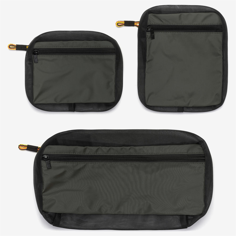 Blackish green Unisex Waterproof Beach Tote Bag with Multi Pouches 02