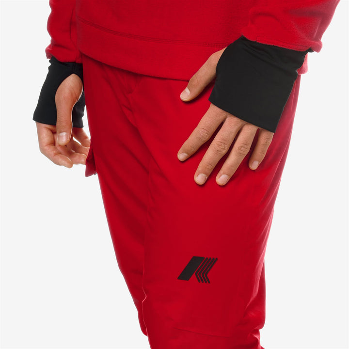 Fleece Man EYGLIERS POLAR Pull  Over RED Detail Double				