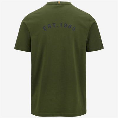T-ShirtsTop Man ODOM ESTABLISHED T-Shirt GREEN CYPRESS Dressed Front (jpg Rgb)	