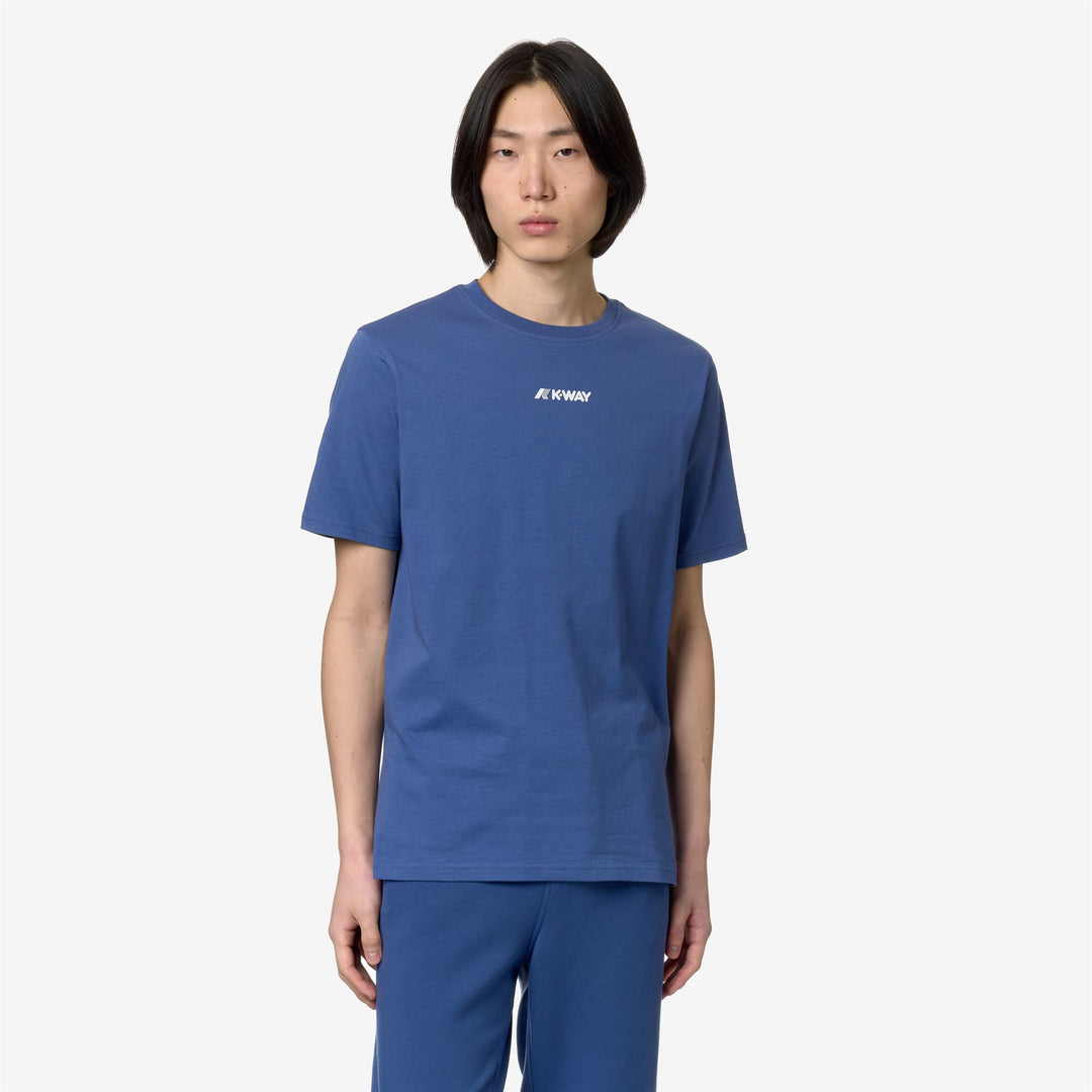 T-ShirtsTop Man ODOM ESTABLISHED T-Shirt BLUE FIORD Dressed Back (jpg Rgb)		