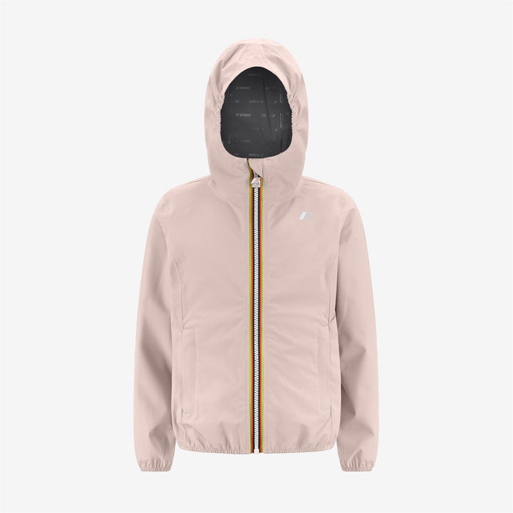 Orange Pink Girls' Slim Fit Waterproof Jacket 1