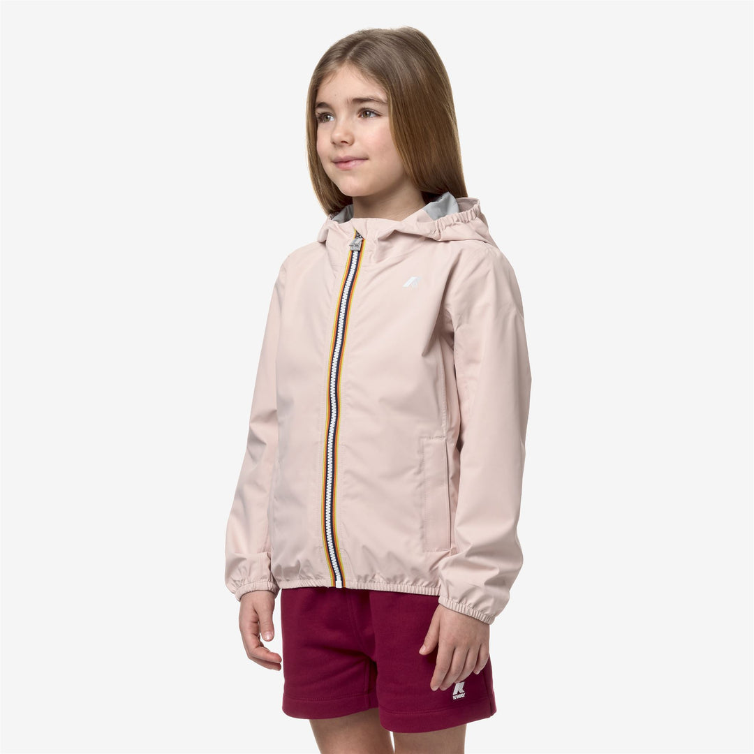 Orange Pink Girls' Slim Fit Waterproof Jacket main