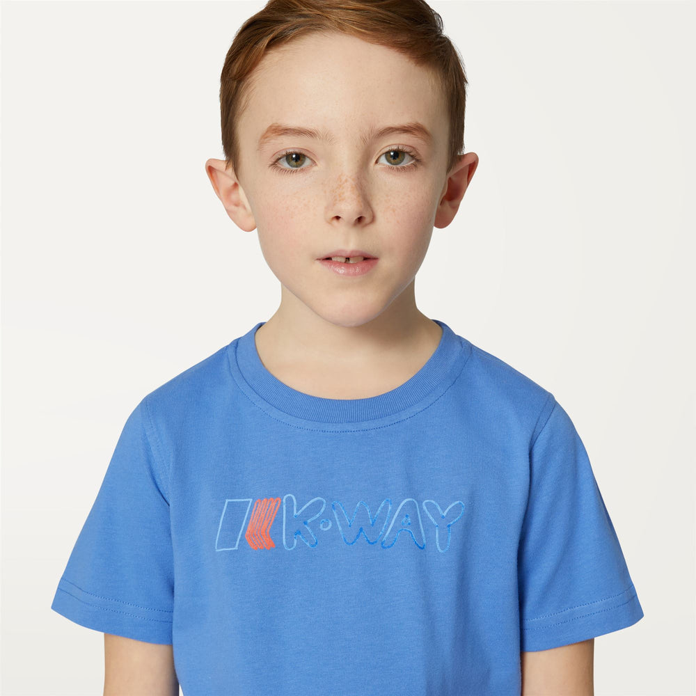 T-ShirtsTop Boy P. ODOM HAND LETTERING T-Shirt BLUE ULTRAMARINE Detail Double				
