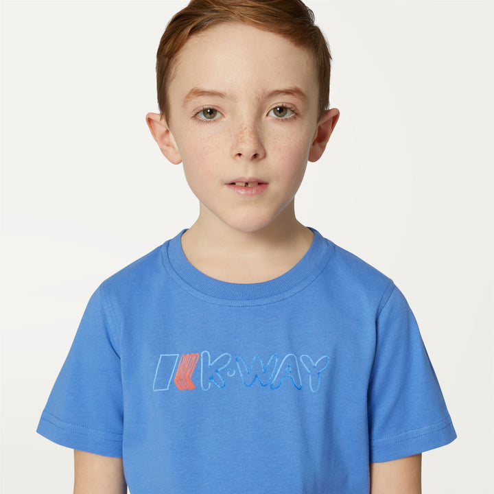 T-ShirtsTop Boy P. ODOM HAND LETTERING T-Shirt BLUE ULTRAMARINE Detail Double				