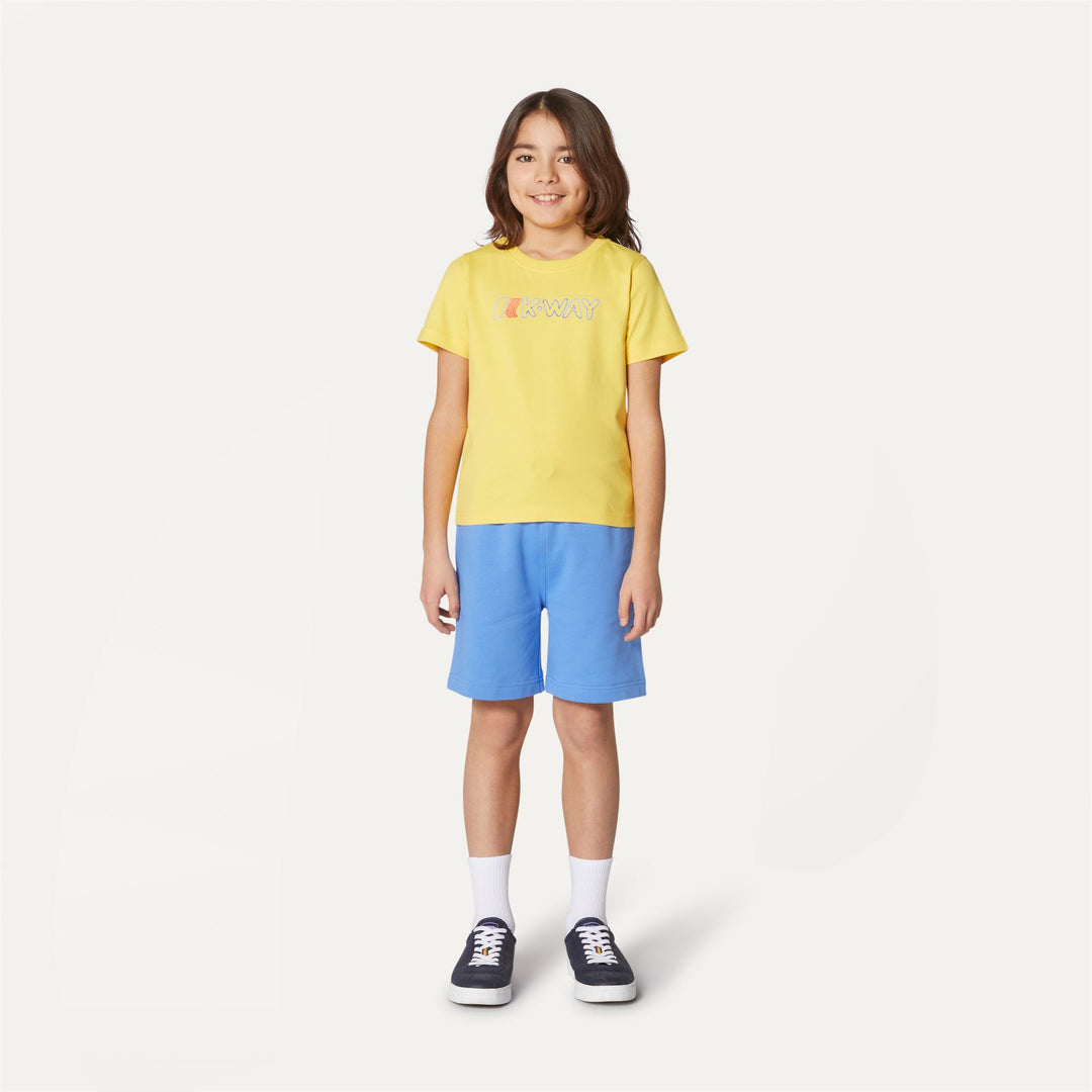 T-ShirtsTop Boy P. ODOM HAND LETTERING T-Shirt YELLOW SUNSTRUCK Dressed Back (jpg Rgb)		