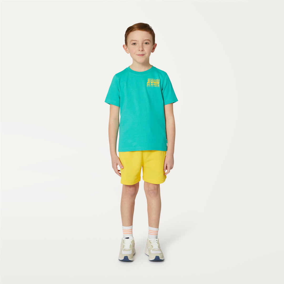 T-ShirtsTop Boy P. ODOM MULTIPLE LOGO T-Shirt GREEN MARINE Dressed Back (jpg Rgb)		